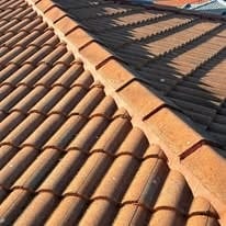 JC Roofing job — gutter cleaning and service